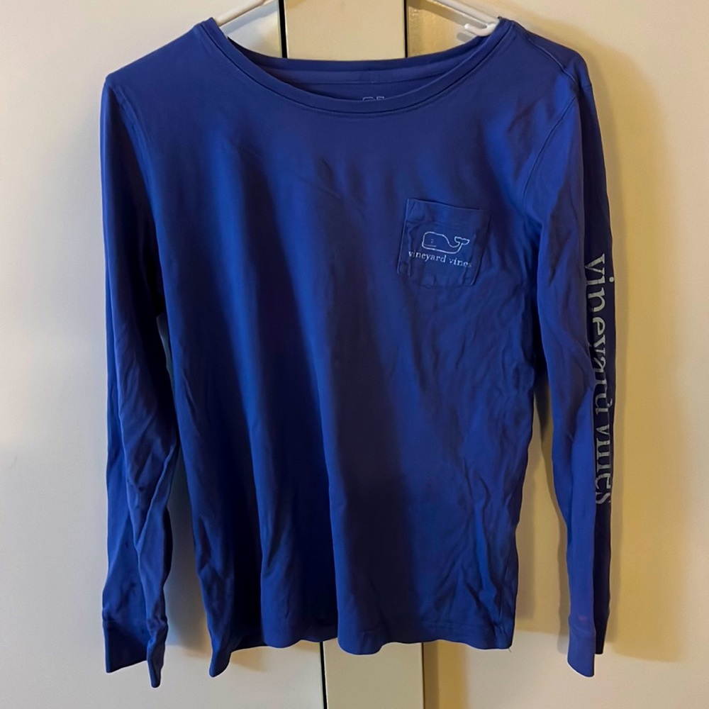 Vineyard vines blue long sleeve